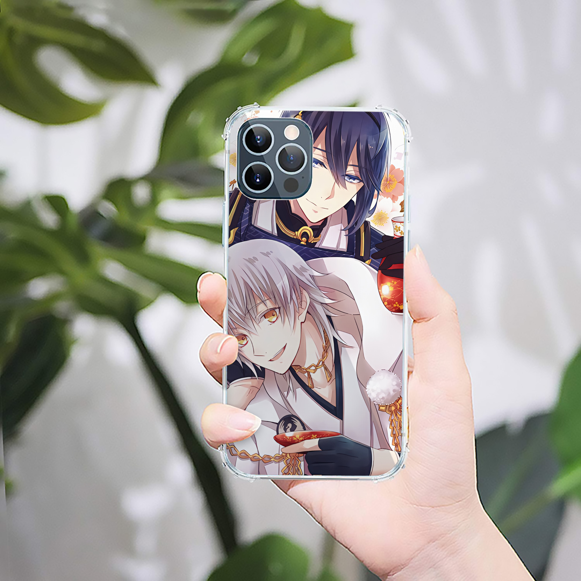 （画像用） 刀剣乱舞 Touken Ranbu 【iPhone 12シリーズ対応】透明スマホケース（クリアソフトケース）